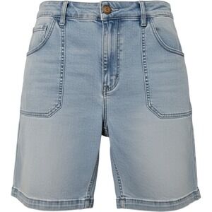 J. Jill Denim Light Wash Stretch Bermuda Shorts Size 14 Coastal Casual Comfort‎